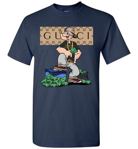 gucci popeye t shirt|gucci jersey t shirt.